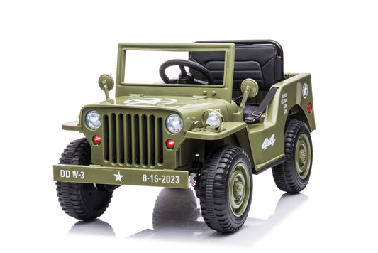 Ride On Truck 12 V Electric Vehicles Battery Powered Ride on Car Toys w/Four Wheels riding toys for kids with remote control/lights/music/Car trunk/ factory shovel