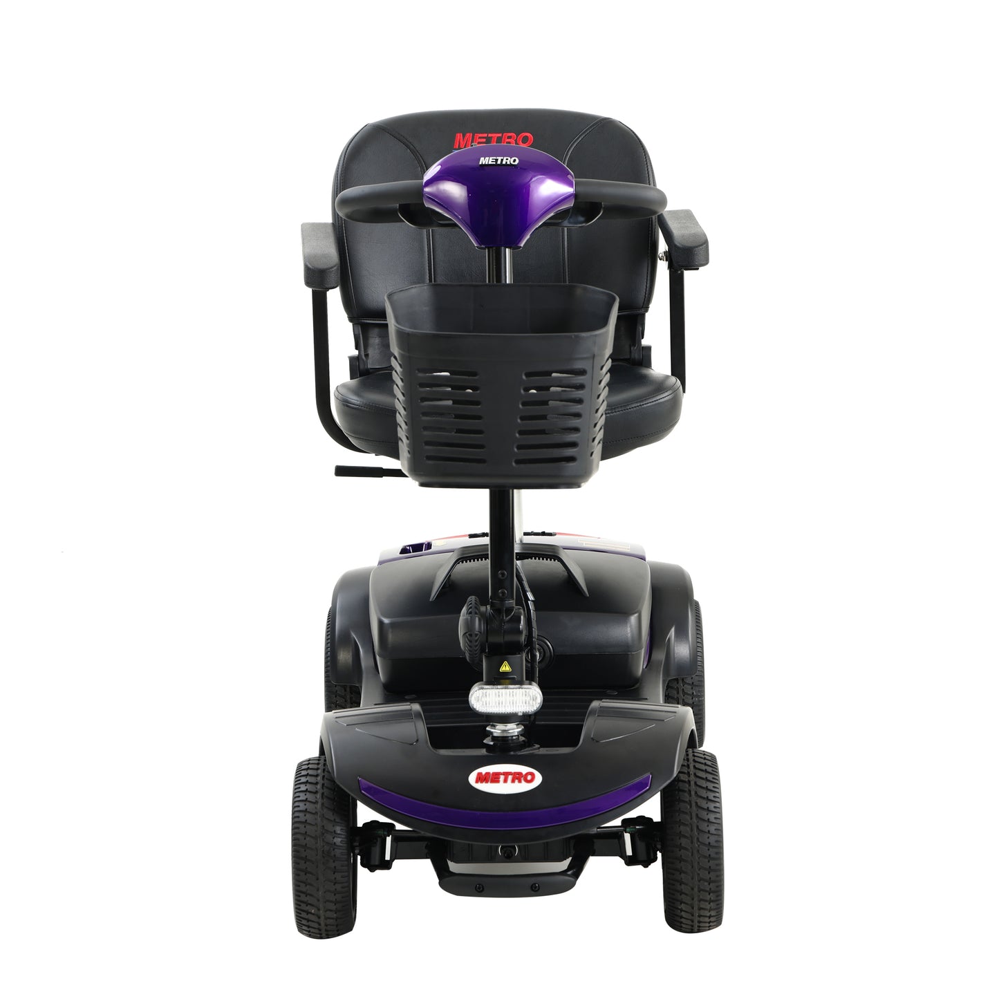 [Willando] Four wheels Compact Travel Mobility Scooter with 300W Motor for Adult-300lbs, Dark Purple