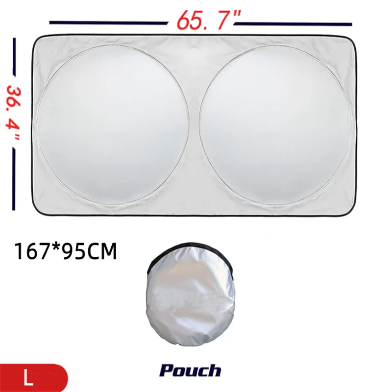 S/M/L/XL Car Sunshade Windshield Cover Auto Front Window UV Protection Shield Reflective Sun Block Front Rear Back Side Foldable