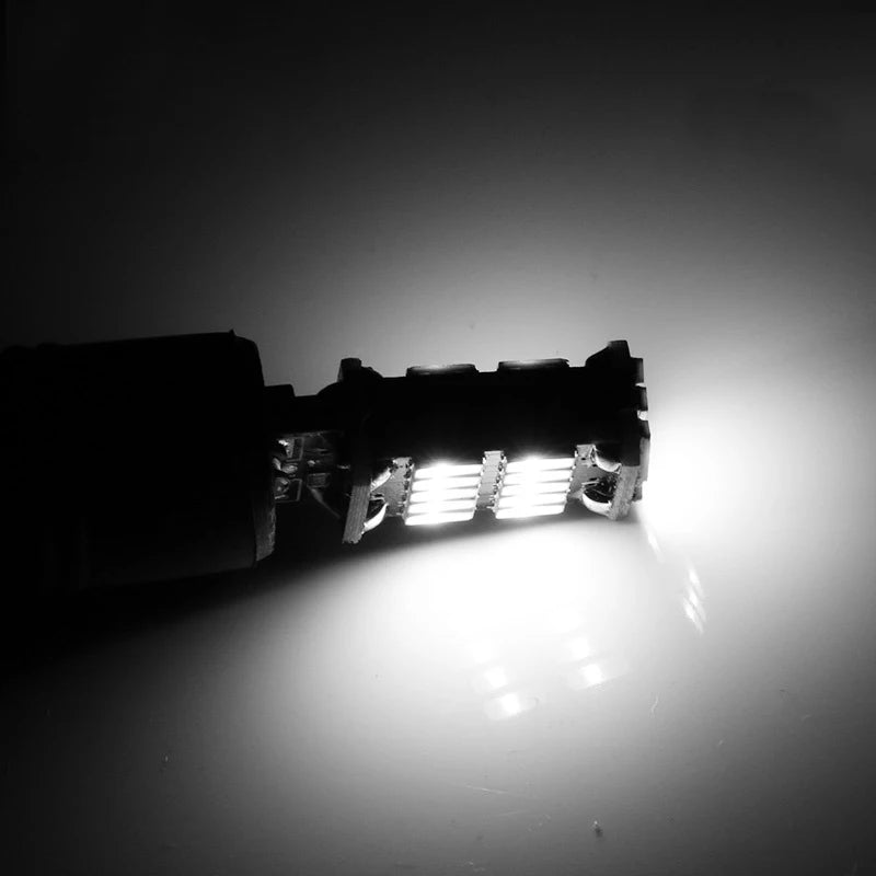 1/2Pcs Signal Lamp 1200Lm T10 W5W LED Canbus Bulbs 4014 26SMD Instrument Lights White 12V 7000K LED Reversing Lights 12V lde