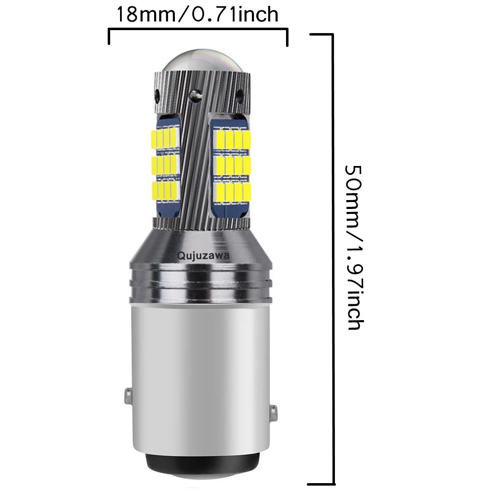 2PCS New 1157 P21/5W BAY15D Super Bright 2016 LED Car Tail Brake Bulbs Turn Signals Auto Rear Fog Lamp Daytime Running Light 12V