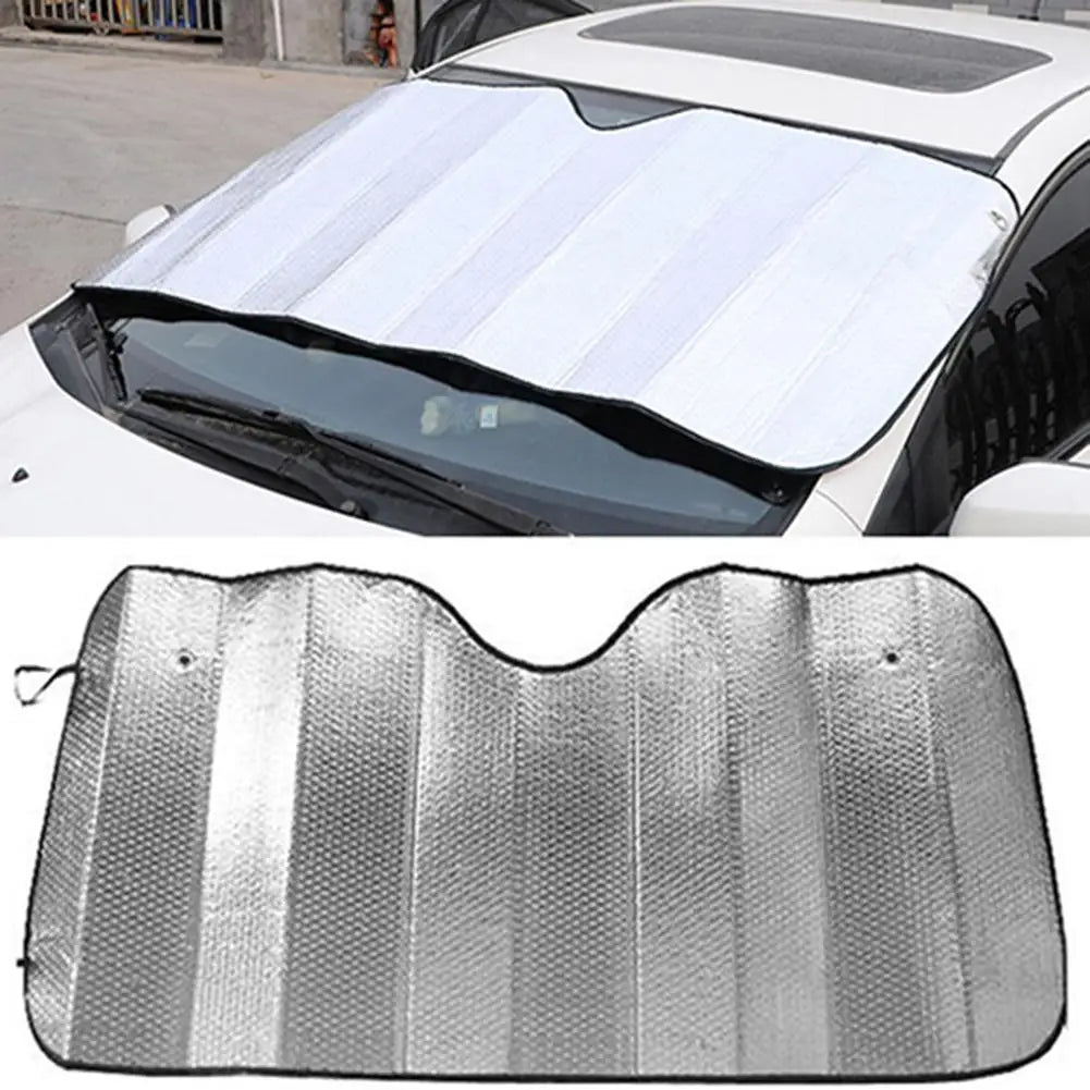 Portable 1Pc Foldable Car Windshield Visor Cover Front Rear Block Window Sun Shade Car Accessories Supplies Products