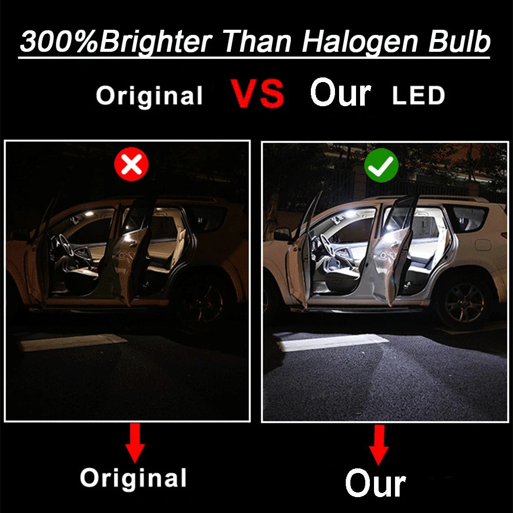 For Nissan Qashqai J10 J11 2007 2008 2009 2010 2011 2012 2013 2014 2015 2016 2017 2018 2019 2020 Car Interior LED Light Canbus