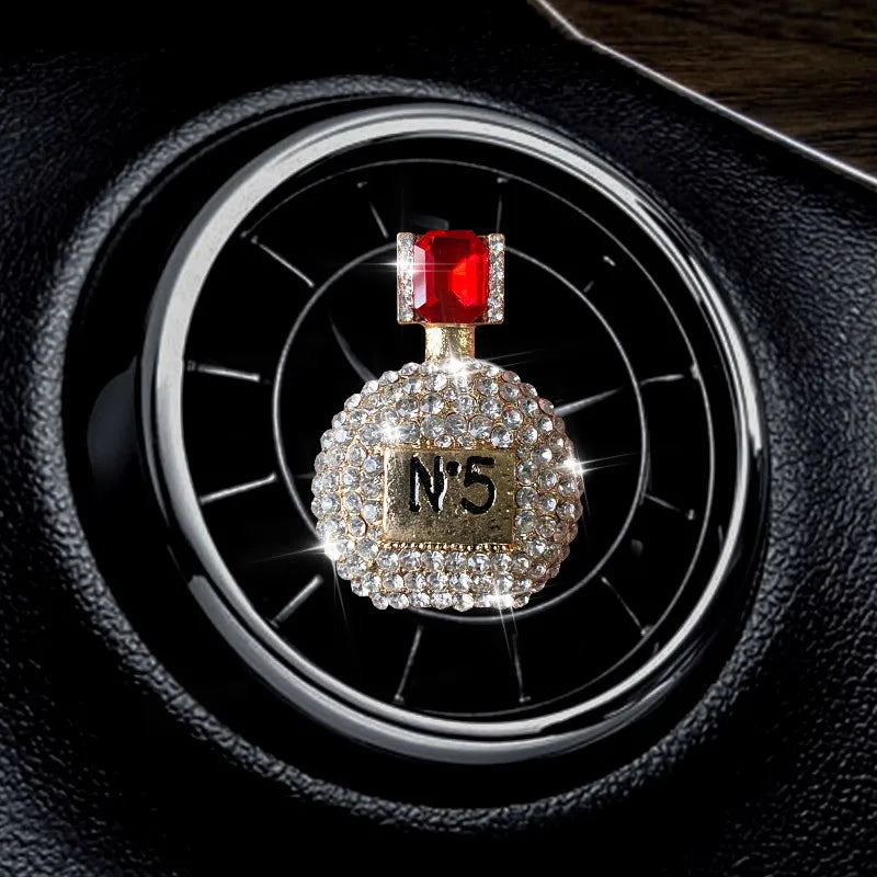 Color drill Perfume bottle Style car air freshener diffuser in the car auto Air conditioner outlet vent air Perfume clip