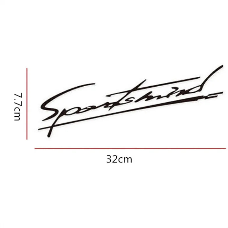 Personality 'Sports Mind' Car Stickers Car Hood Light Eyebrow Decals Reflective Decoration Automobiles Car Accessories Styling