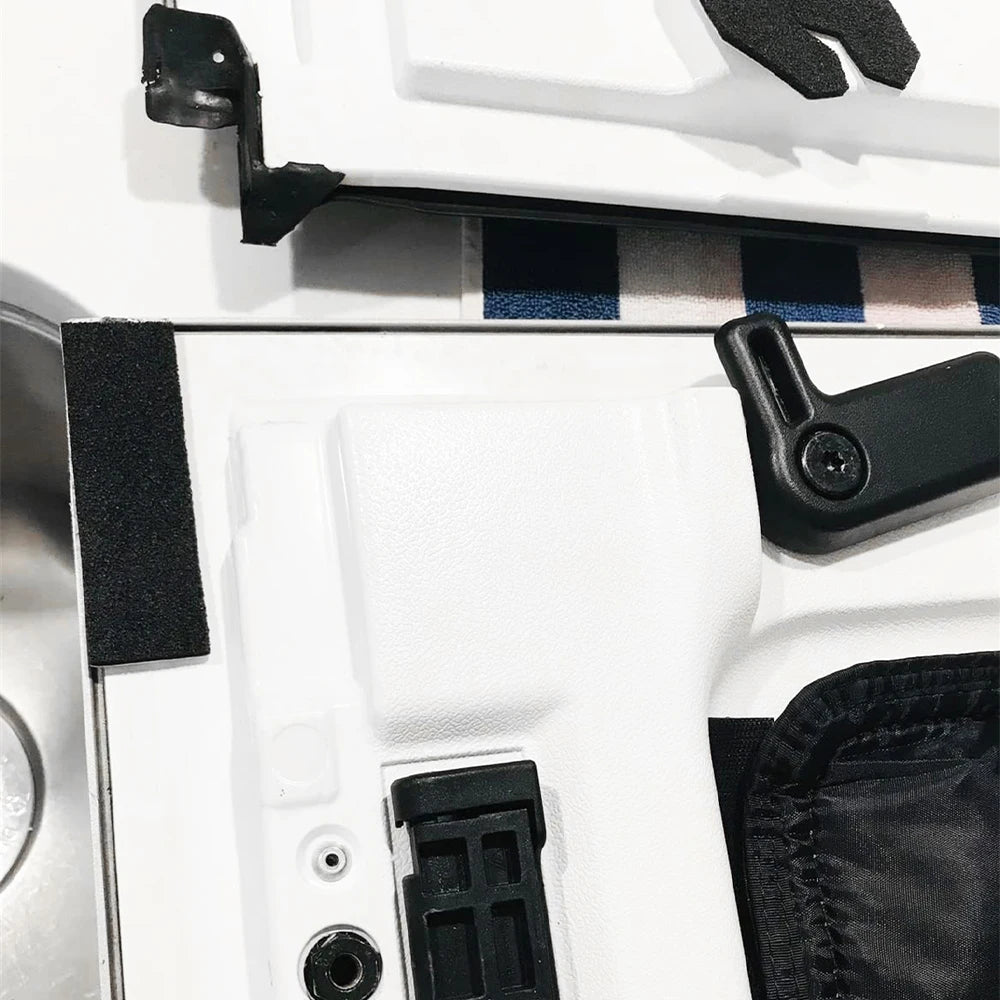 for Jeep Wrangler JK JKU 2007-2017 2/4-Doors Hard Top Blocker Seal Kit Roof Leak Repair Tool Suits Car Interior Mouldings Black