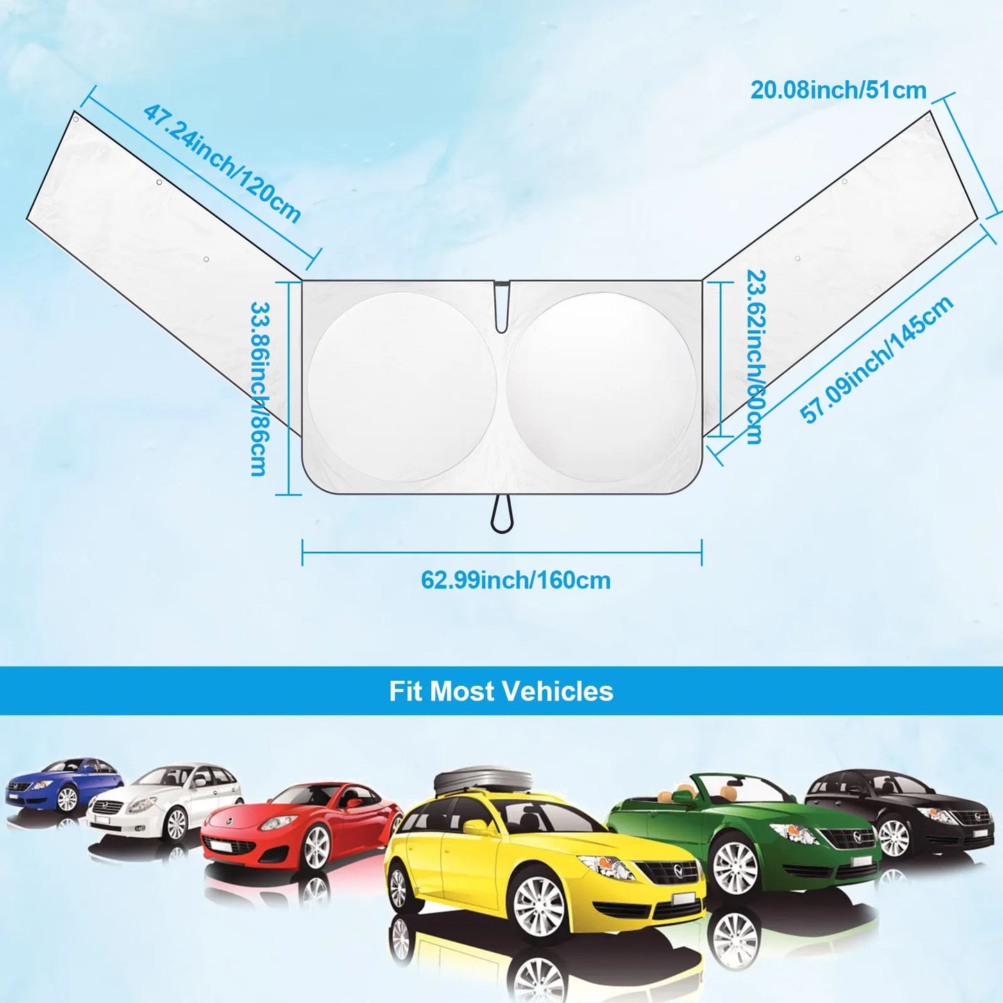 Car Windshield Sun Shade Front Side Window Cover Foldable WIndscreen Sunshade Anti UV Ray Heat Sun Block Blind  Auto Accessories