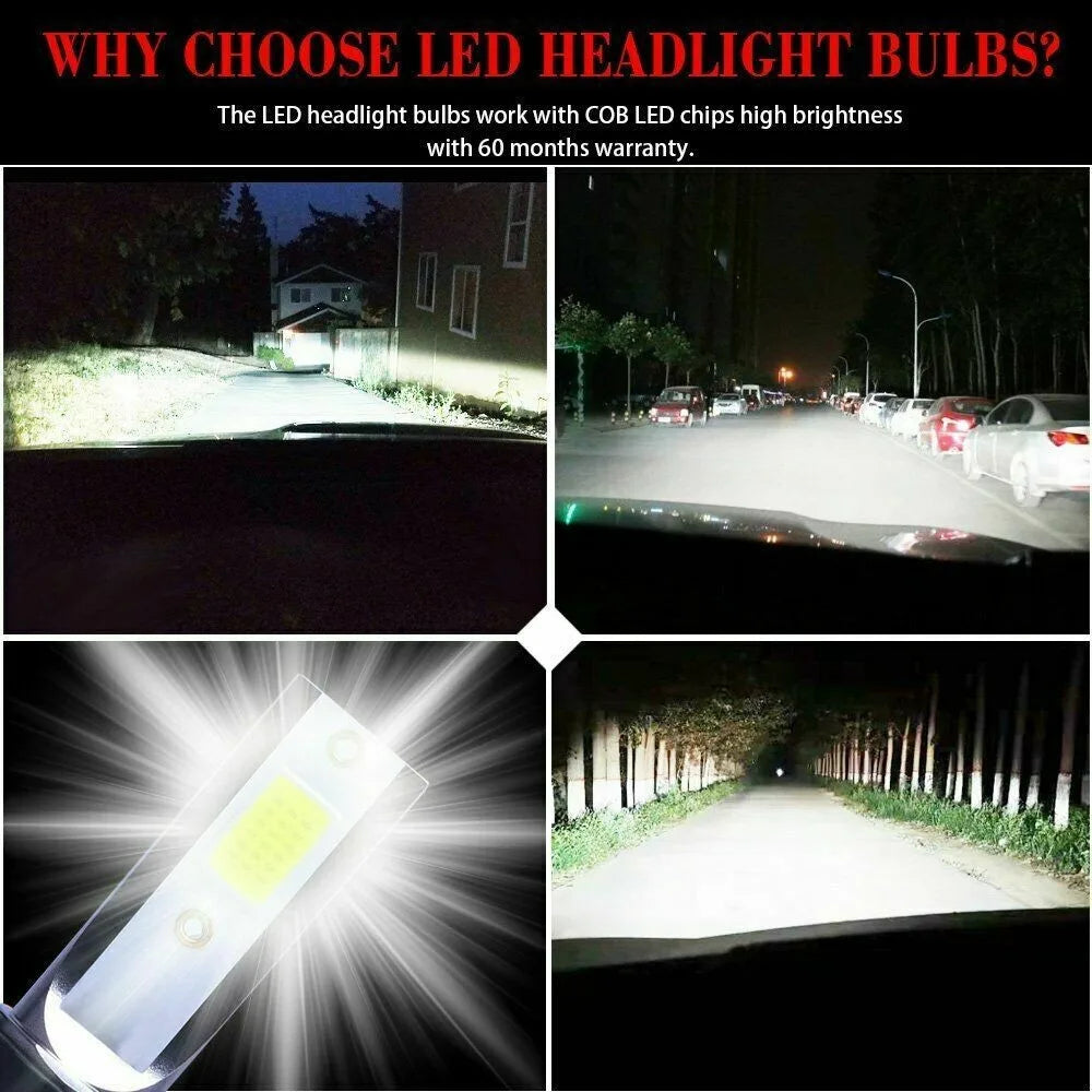 Car Headlight 2PCS H7 LED Headlight 200W 20000LM 6000K Canbus Error Free  Car Auto Headlamp Led Lights For Car