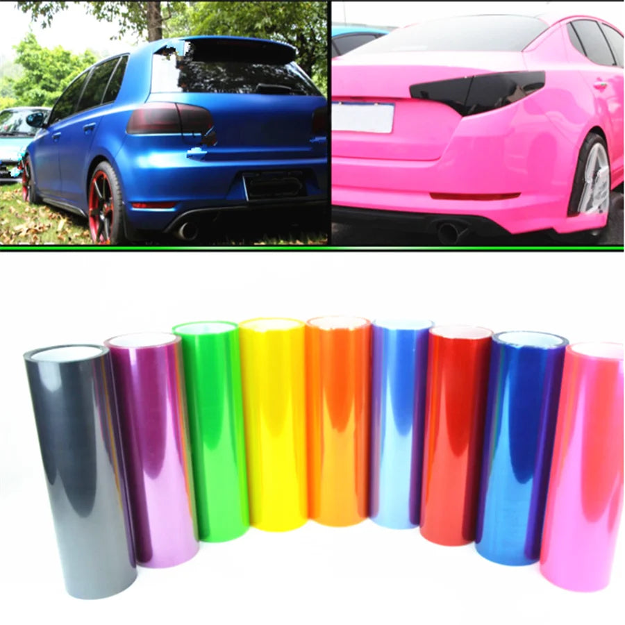 1 Pc 30 * 60 cm Car Light Sticker Film for Mercedes W204 W203 W211 BMW E46 E39 E60