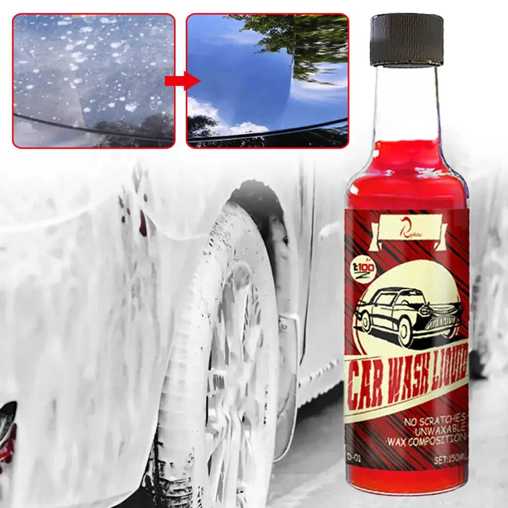 Car Wash Liquid High Concentration Super Foam Deep Cleaning Water Auto Detailing Care Protection Auto Car Wash Solution 150ml