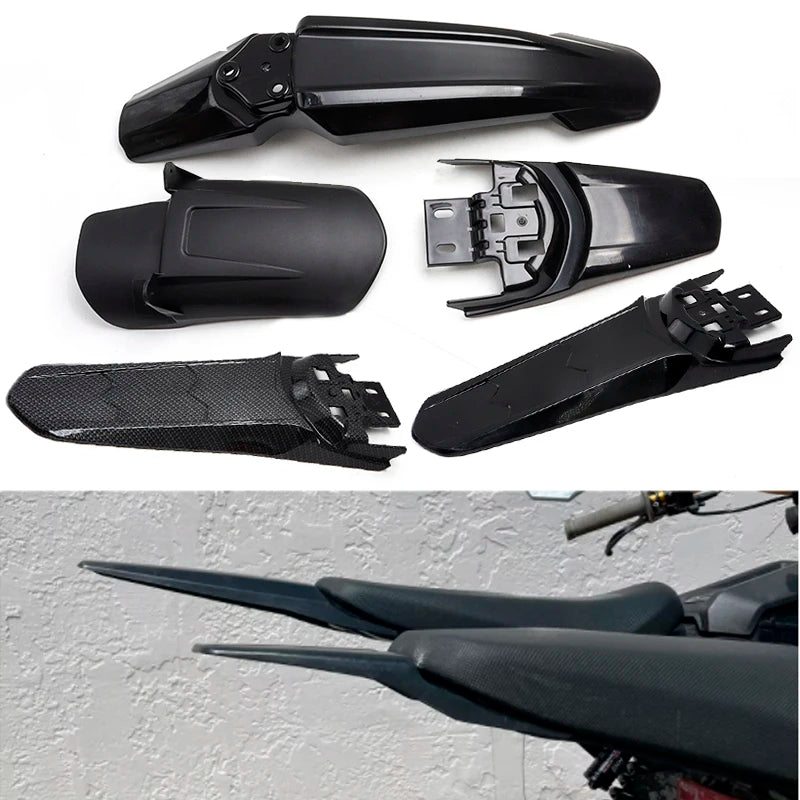 Motorcycle Front Rear Wheel Mudguards Fender For Surron Light Bee X & Light Bee S Segway X260 X160 Electric Bike Accessories