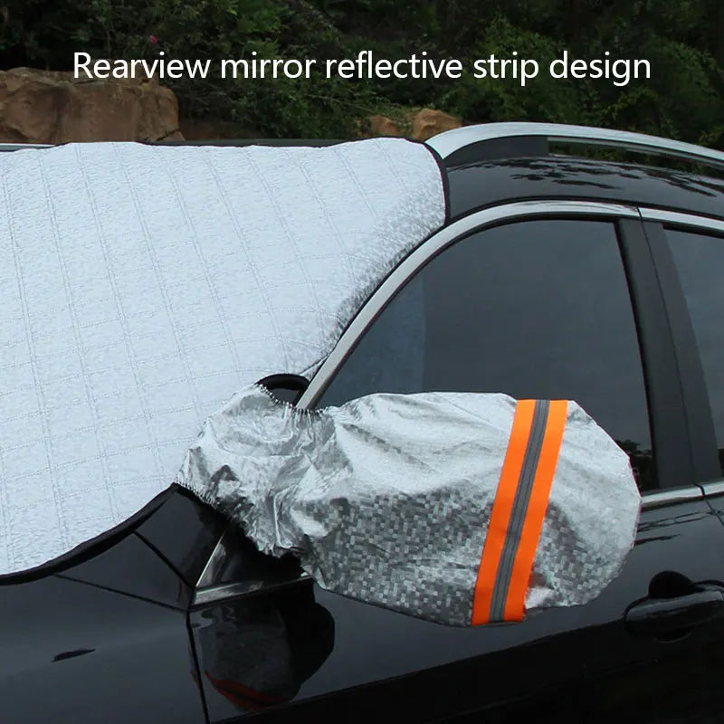 Car Snow Cover Windshield Sunshade Outdoor Waterproof Car Cover Anti Ice Frost Auto Protector Winter Automobiles Exterior Cover