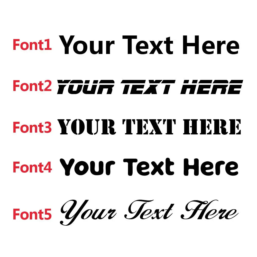 Personalized Text Vinyl Sticker For Car Window Decor Custom Your Name Auto Rear Windshield Decal Self adhesive Stickers