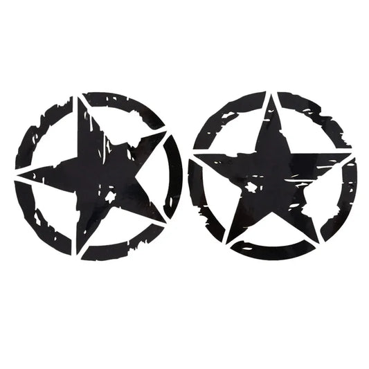 1pc 2 Colors 15cm*15cm ARMY Star Graphic Decals Motorcycle Car Stickers Vinyl Car-styling