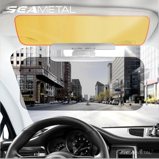 SEAMETAL Car Sun Visor HD View Day and Night Car Anti-glare Sun Visor Sun UV Blocked Clearly View Safety Driving Accessories