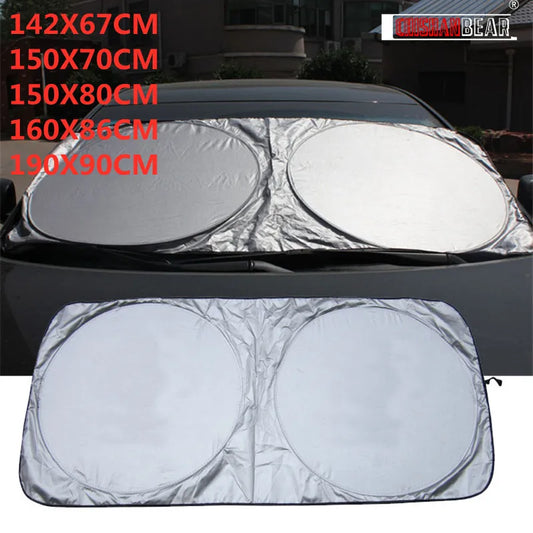 Universal UV Protection Shield  Front Rear Car Window SunShade Anti Snow Ice Sunshade Sun Shade Visor Windshield Cover Auto