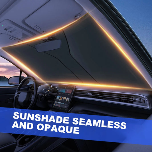 Foldable Car Windshield Sun Shade Front Window Curtain Summer UV Refletive Sun Protection Cover Car Windscreen Sunshade