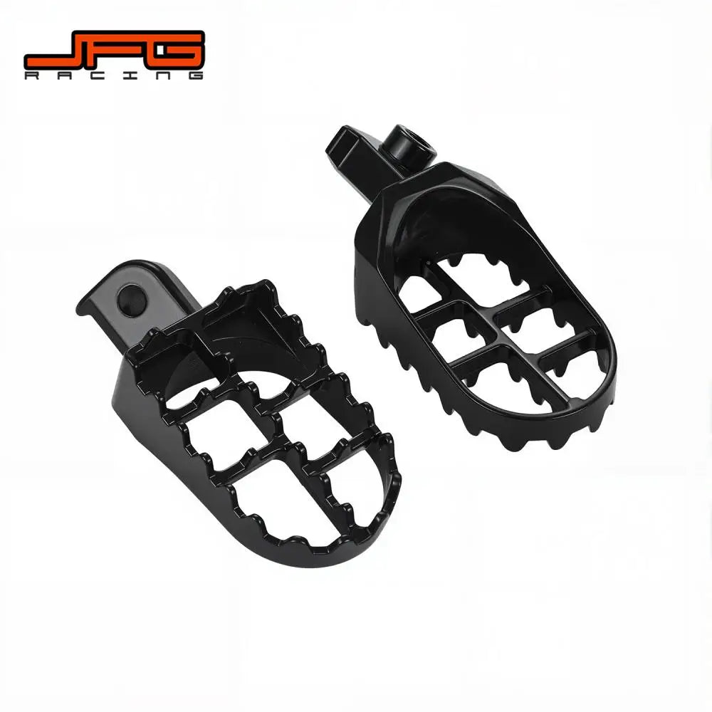 Foot Pegs Pedal Rest For Tuttio Soleil 01 Electric Dirt Bike Aluminum Footpeg With Spring Teeth Set Kit Motorbike Motorcycles