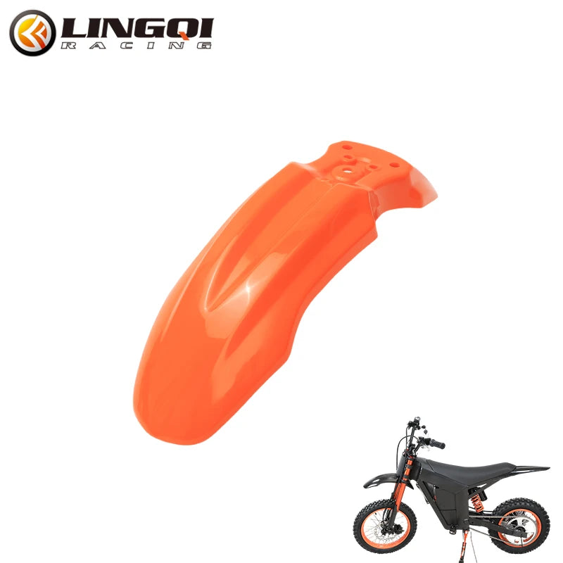 LINGQI RACING Motorcycle Mudguard Front Fender Plastic Wheel Tire Guard For Tuttio Soleil 01 CRF50 Pit Dirt Bike Modified Parts