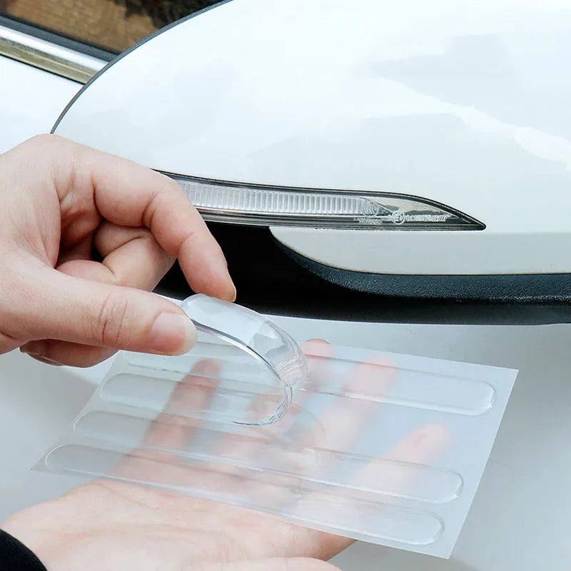 Car Door Edge Transparent Anti Scratch Strips Mirror Sticker for Car Door Cock Prevention Door Guard Jeep Wrangler Accesories