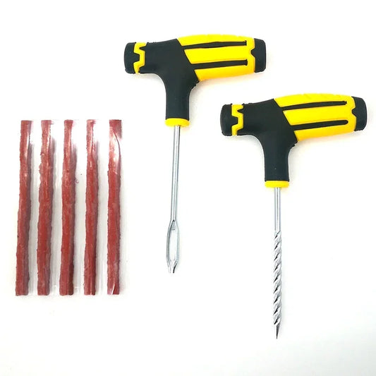 Car Tire Repair Tool Tyre Puncture Plug Tools Tire Repair Kit Studding Tool Set Auto Bike Tubeless Tire