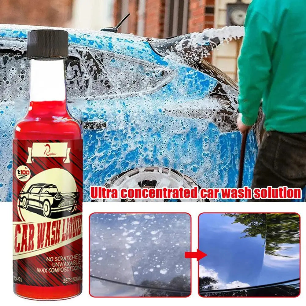 Car Wash Liquid High Concentration Super Foam Deep Cleaning Water Auto Detailing Care Protection Auto Car Wash Solution 150ml