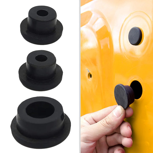 Tailgate Rubber Plugs Durable Removable Snug Hole Plug For Jeep Wrangler JK 2007-2018 Car Rear Door Spare Tire Rubber Hole Plug