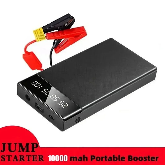 Car Jump Starter Battery for 10000mah Portable Emergency Booster Vehicle Emergency Starting Power for Outdoor Digital Display