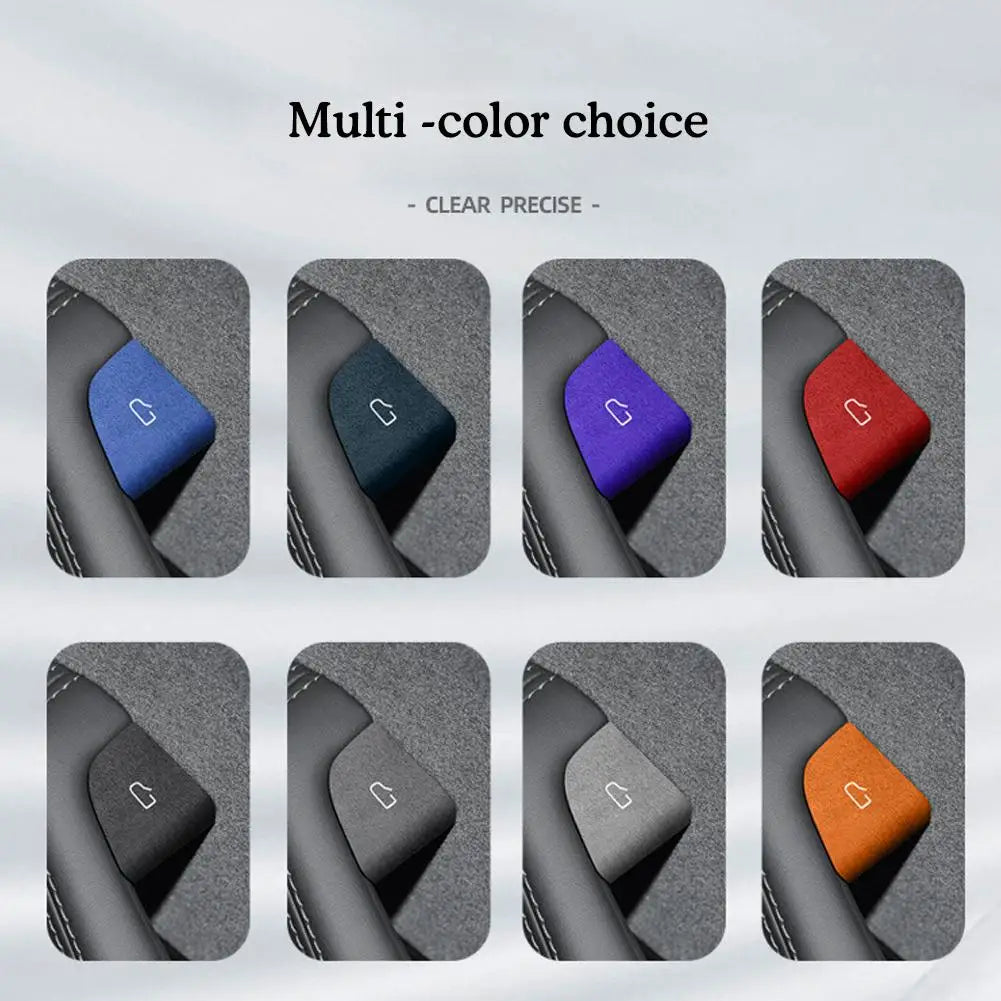 Door Switch Patch For Tesla New  Highland 2024 Suede Interior Sticker Modified Sticker Decoration for 2024 Model3
