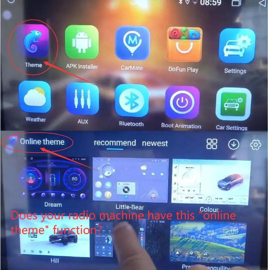 WITSON UI Code Active Car Radio Online Theme Function , More than 150 Types UI, Works 15 monthes