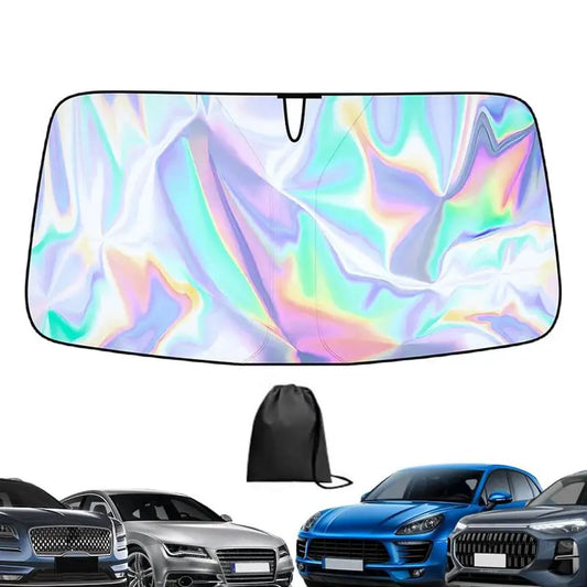Sun Shade For Windshield Sunshades For Car Front Windshield Sun Shade Foldable For Heat And UV Protection