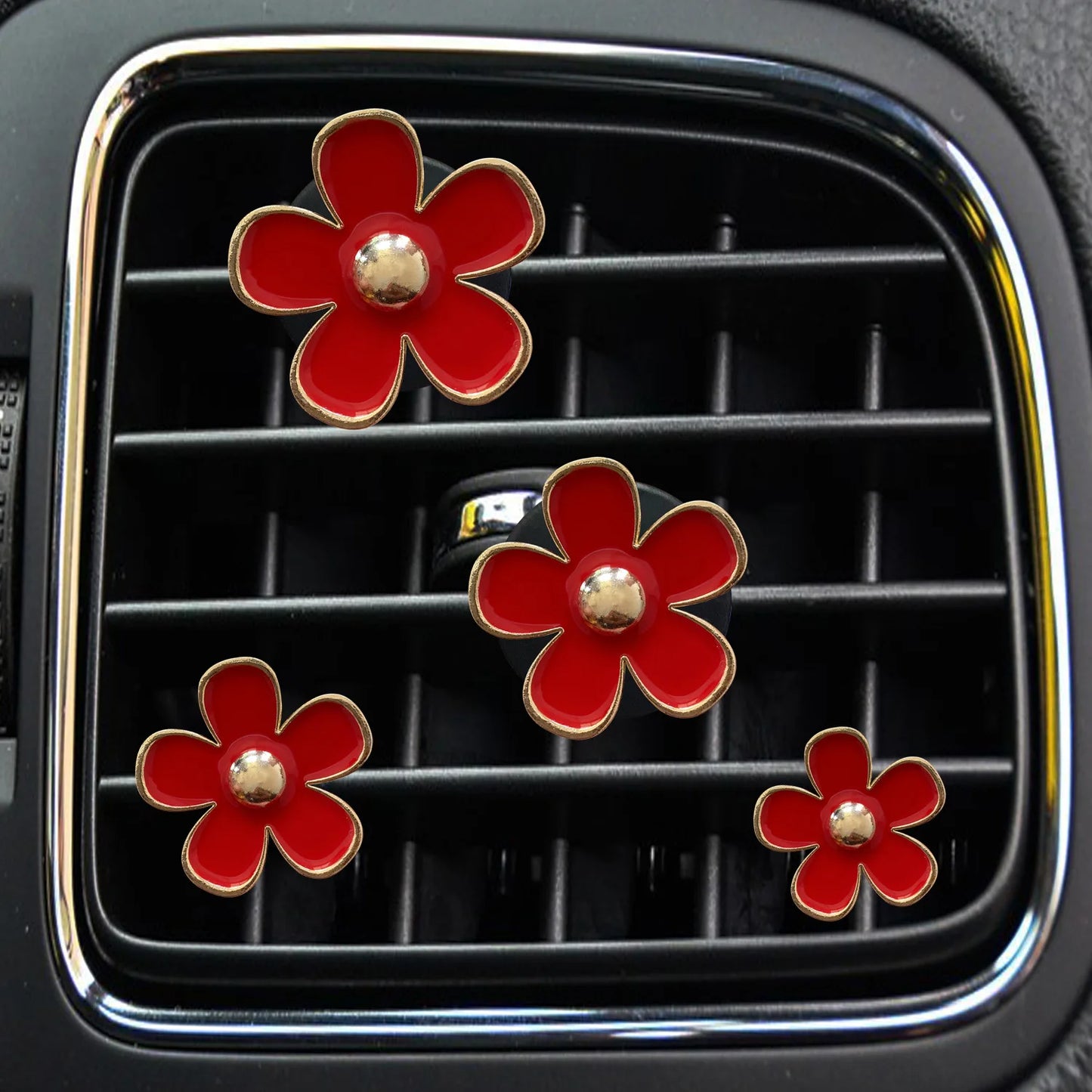 Daisy Car Air Outlet Perfume Clip Cute Mini Flower Aromatherapy Creative Car Interior Decoration Air Freshener Accessories