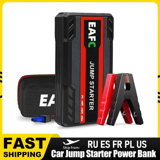 Car Jump Starter 12V 600A Portable Power Bank Petrol Diesel Car Battery Charger Starting For Auto Battery Booster Buster Device