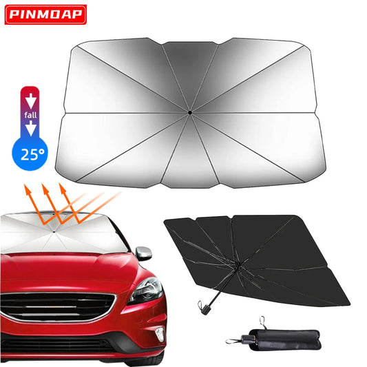 Car Sunshade Umbrella Car Windshield Sunshade Umbrella Type Sun Shade for Car Window UV Protection