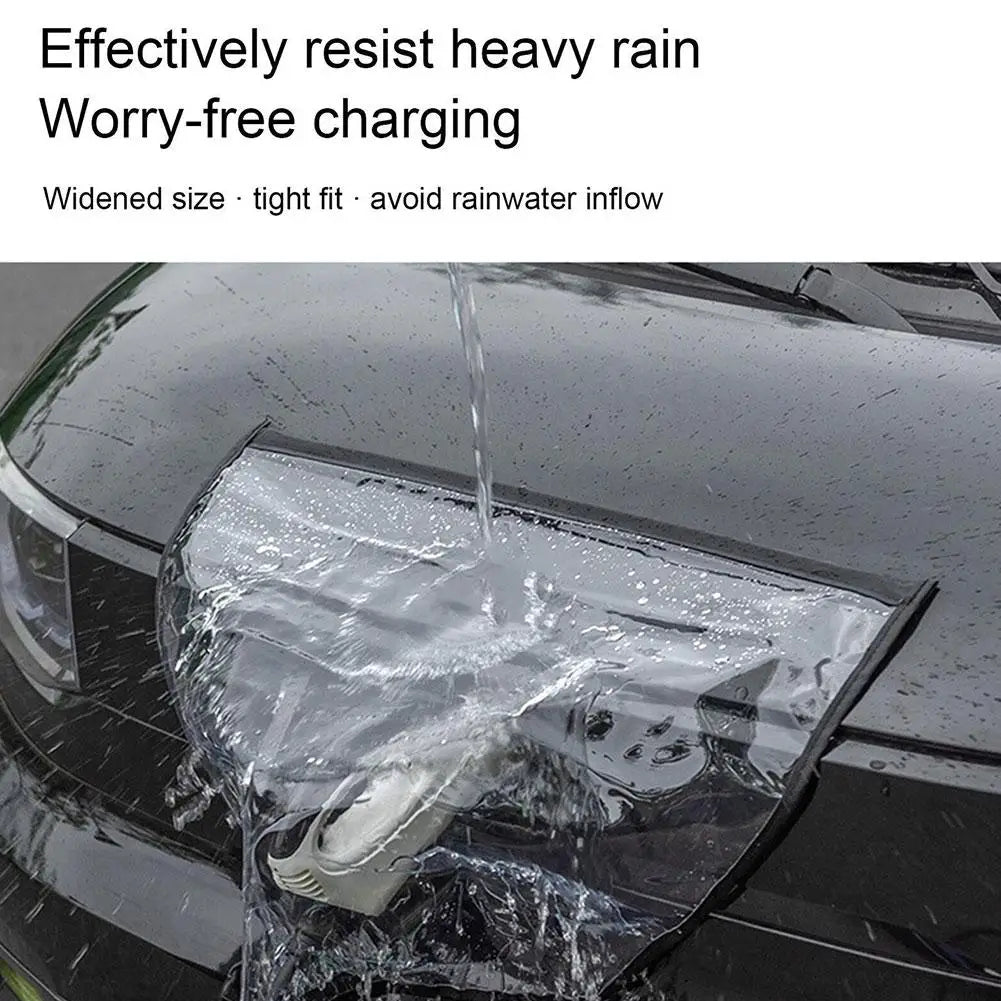For Tesla Y Electric Vehicle Charger Port Cover SUV Dustproof Outdoor Covers Car Protection Accessories Rainproof Y0H2