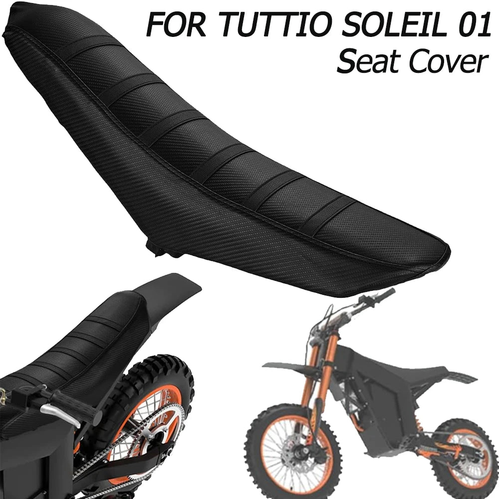 For Tuttio Soleil 01 Motorcycles Seat Cover Electric Dirt Bike Cushion Protector Motocross Parts Off-Road Black Orange Covers