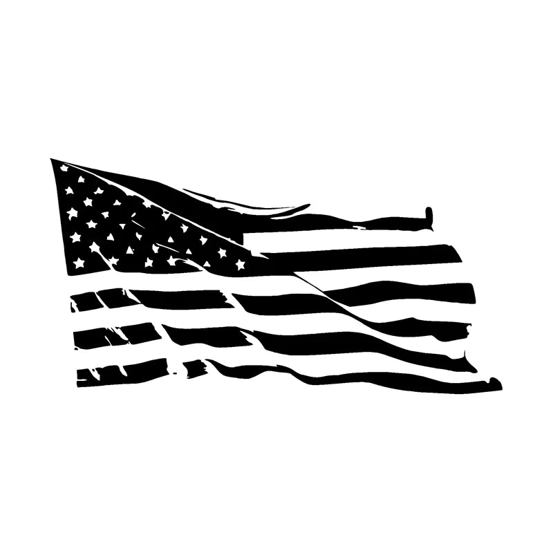 Car Stickers Interesting American Flag Decorative Accessories Stickers Waterproof Suitable for Various Models, 20cm*10cm