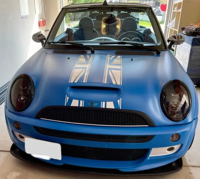 MINI COOPER S R56 8 Piece Vinyl Stripes Bonnet Kit Pre-cut to Size and Shape UK £16.99 - UK MINI COOPER S R56 8 Piece Vinyl Stripes Bonnet Kit Pre-cut to Size and Shape UK £16.99 - UK