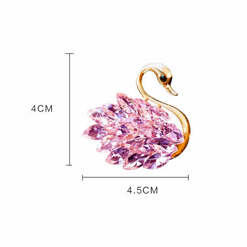 Luxury Diamond Swan Car Accessories for Girls Couples Swan Car Air Freshener Perfume Diffuser Pink Diamond Auto Ornament Gift