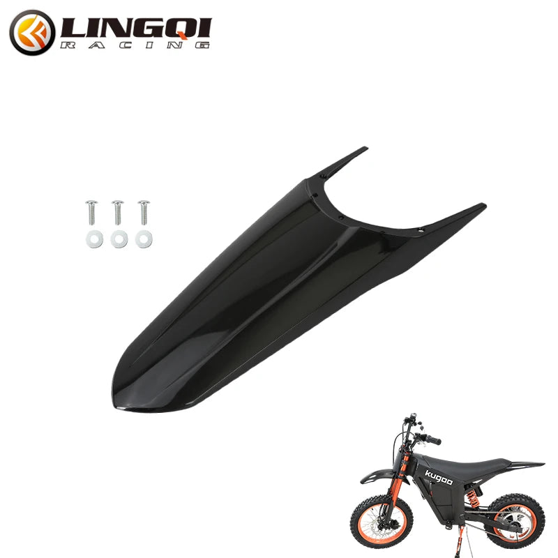 LESQUE Pit Dirt Bike Rear Fender Wheel Cover Black Mudguard For Tuttio Soleil 01 Electric Scooter Bikes Modified Accessories