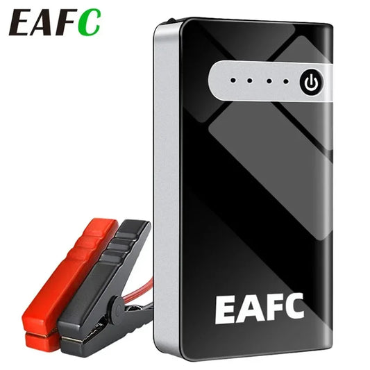 Car Jump Starter Emergency Battery Booster Auto Starter with LED Flashlight for 12V Gasoline and Diesel Vehicles