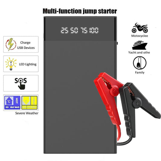 Jump Starter 600A Car Battery Charger for Auto Power Bank Booster 12V Starting Device Petrol car jump starter with led