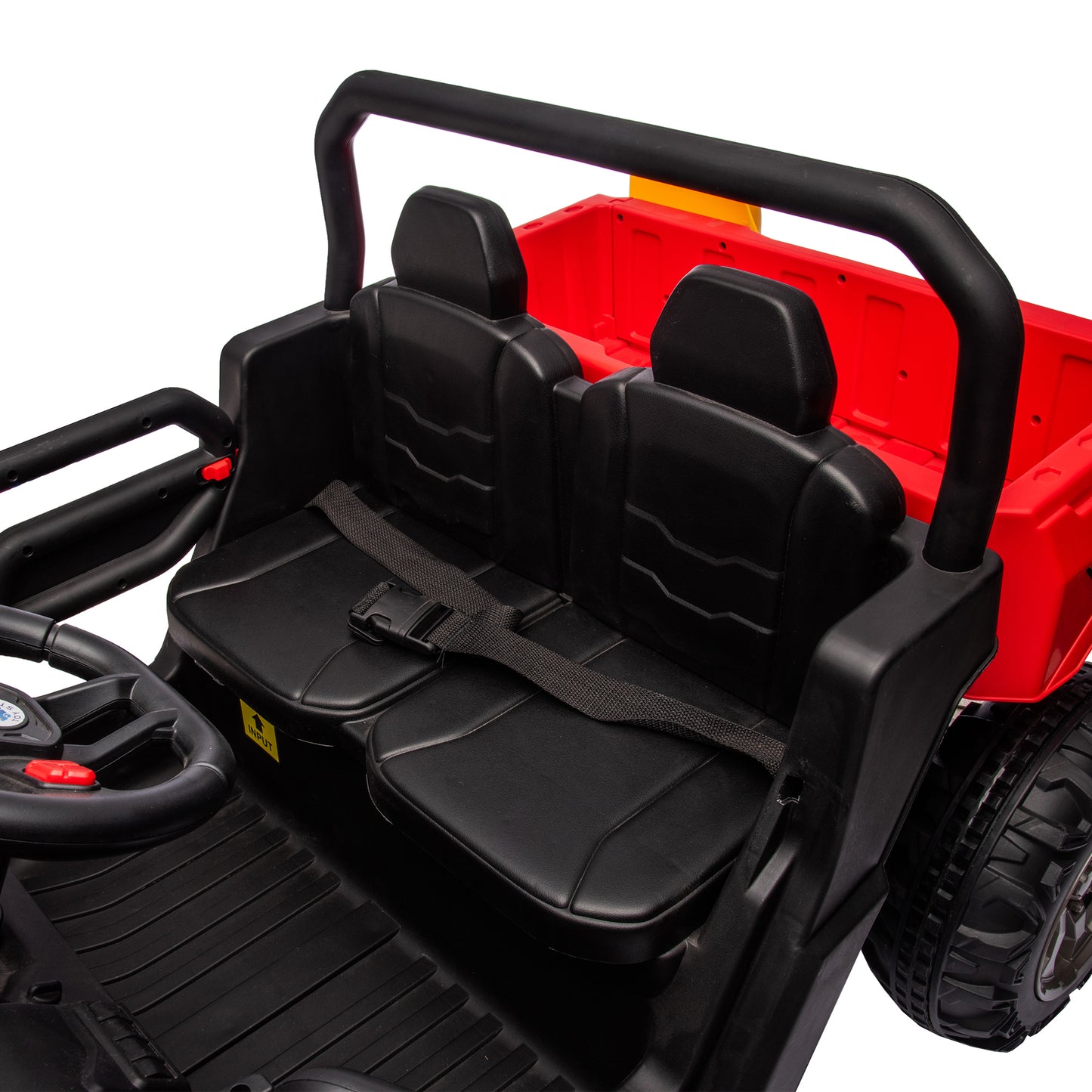 24V Ride On Truck 2 Seater Ride On UTV with 2x200W Motor Ride On Dump Truck with Dump Bed/Shovel Ride On Car with Remote Control Electric Vehicle with  Non-slip tyre for Boys Girls