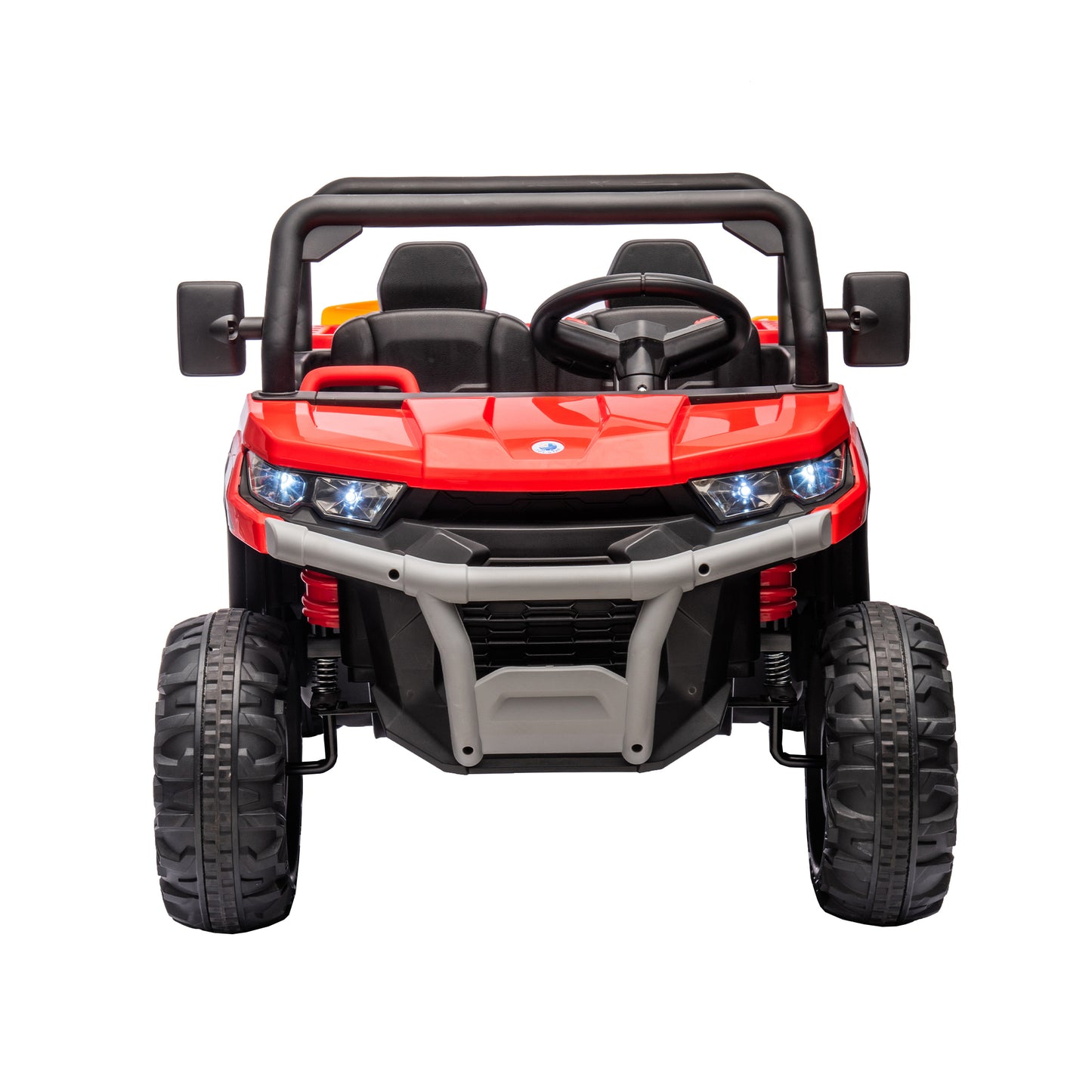24V Ride On Truck 2 Seater Ride On UTV with 2x200W Motor Ride On Dump Truck with Dump Bed/Shovel Ride On Car with Remote Control Electric Vehicle with  Non-slip tyre for Boys Girls