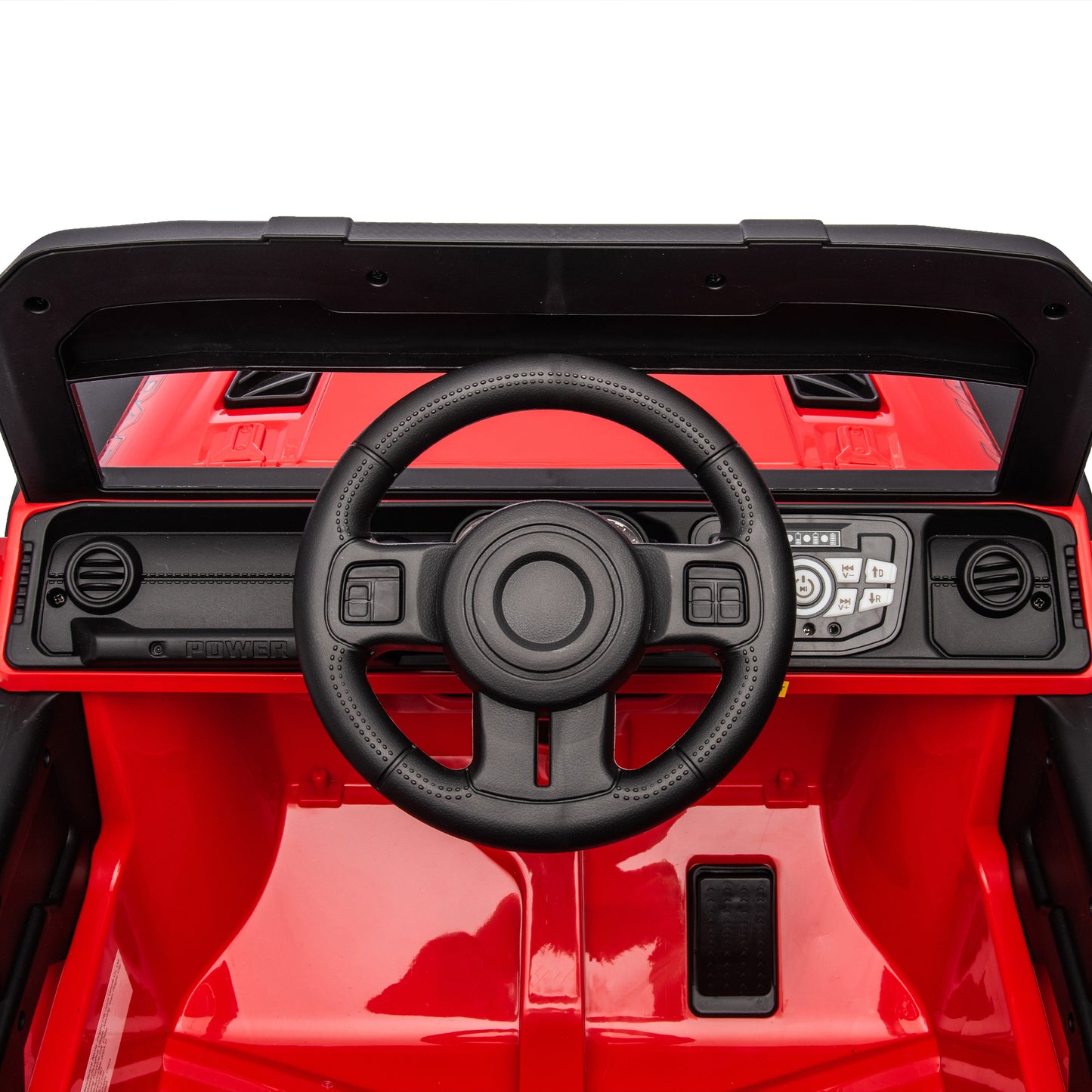 24V Ride On Large PickUp Truck car for Kids,ride On 4WD Toys with Remote Control,Parents Can Assist in Driving,Bluetooth music version,Pickup truck design with spacious storage in the rear.
