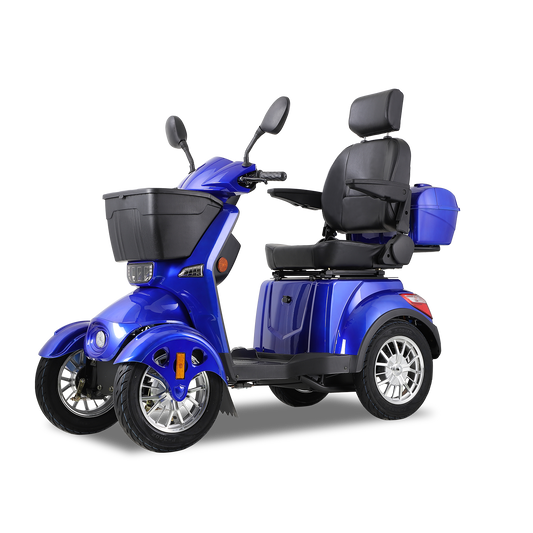 XL3D4L Electric Mobility Recreational Travel Scooter for Adults,Mobility Scooters for Seniors, 4 Wheel Powered Mobility Scooters,