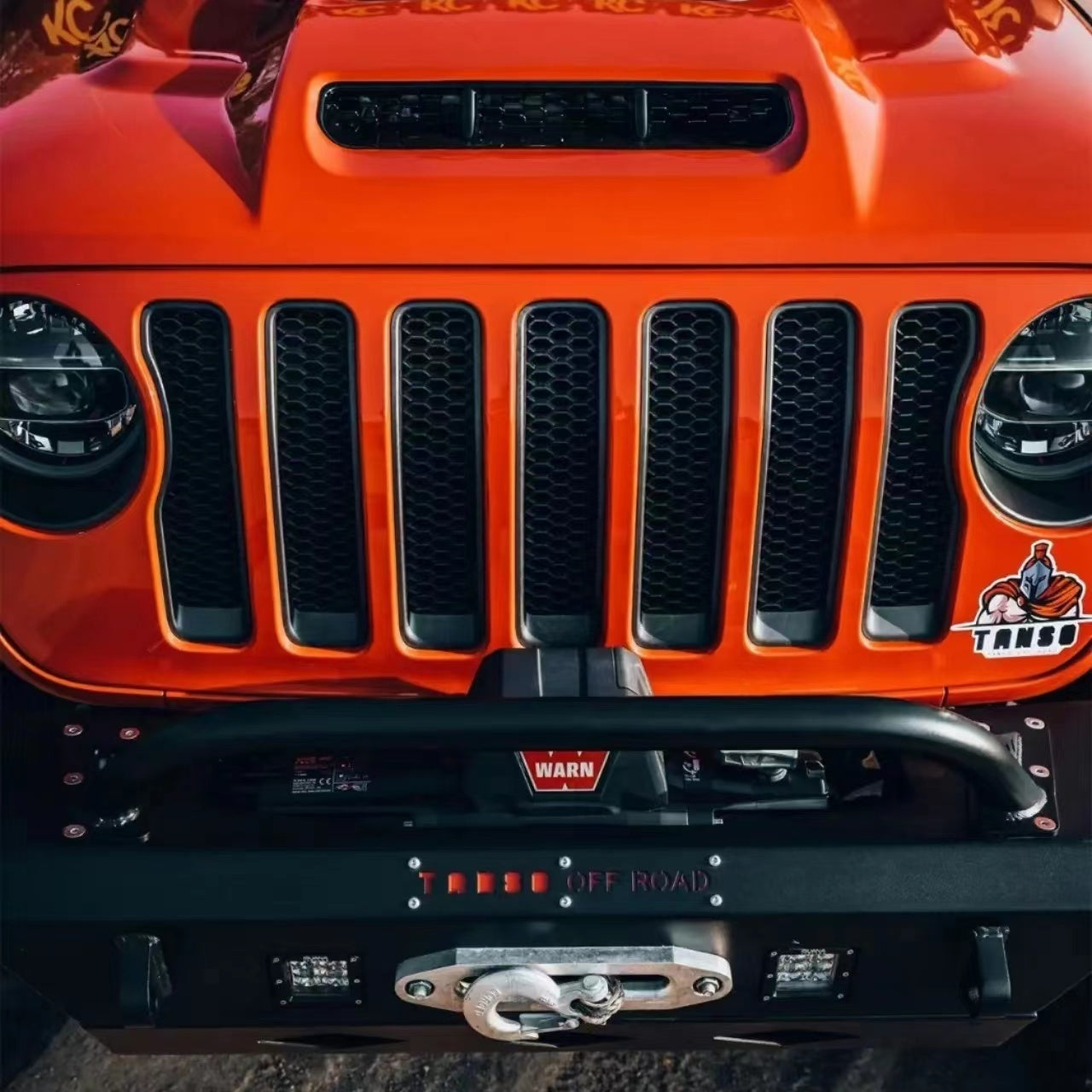 Heat Dispersion Steel Cowl Hood for 2018-2024 Jeep Wrangler Accessories JL JLU &  Gladiator JT Replacement Hood Vent (not fit 392)