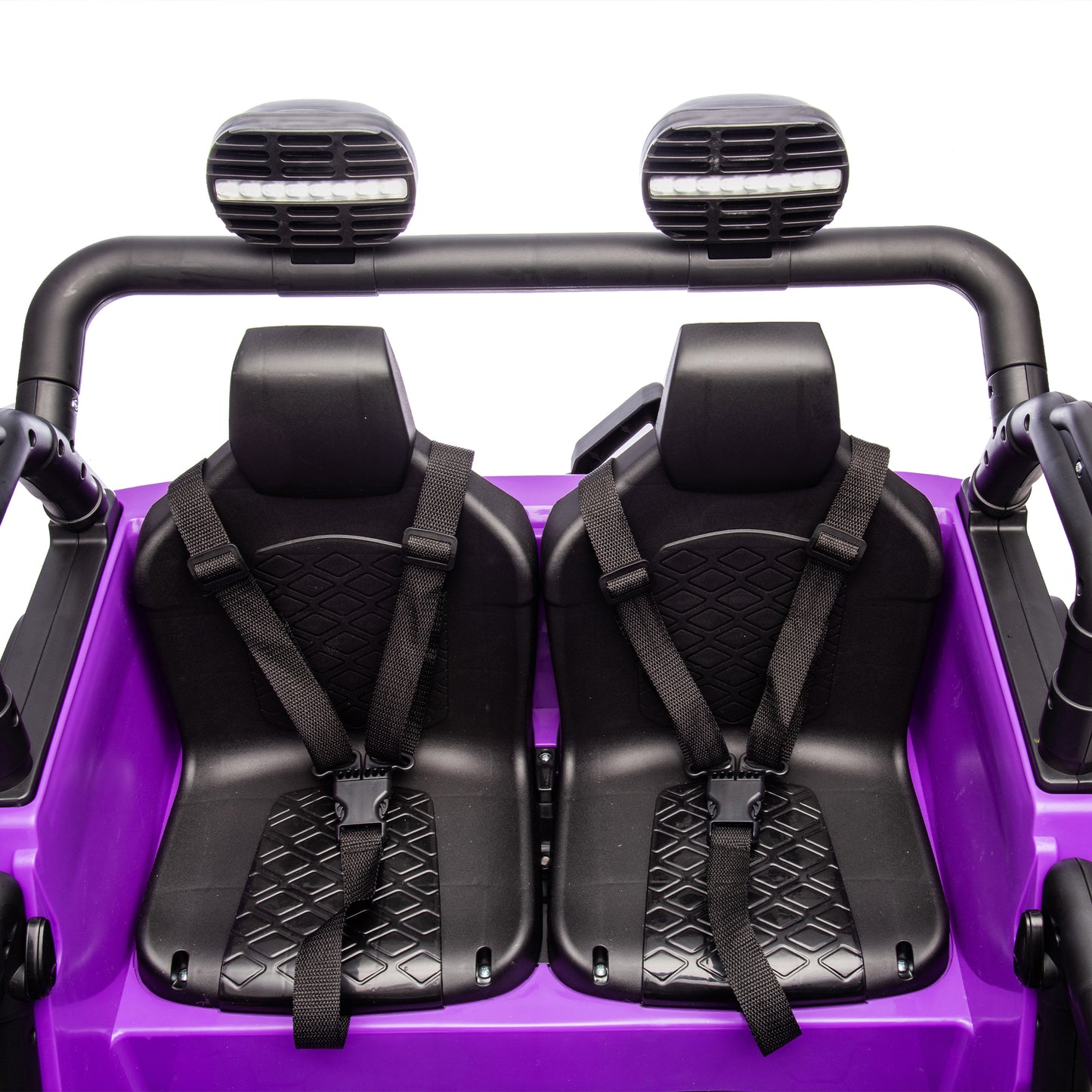24V Two-Seater Kids Ride On Truck Car W/Parents Control,200w*2,Seat width 20.28in,Four-wheel Suspension,LED Lights,Music,MP3,Bluetooth,Two independent seat belts,Suitable for off-road For Kids Aged 3+