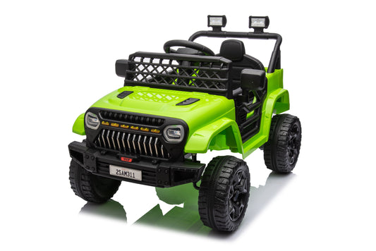 Kids Ride on Truck Car, 12V Ride on Toy Electric Cars for Kids w/ Remote, Bluetooth,light green