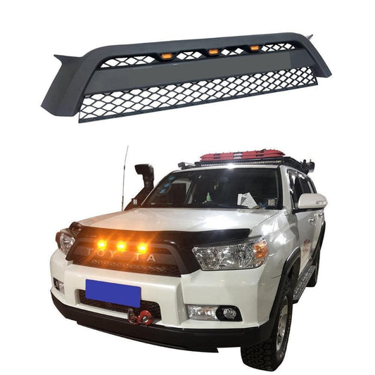 Front Grille Fits For2012 2013 2014 2015  5th Gen 4Runner Trd Pro Grill With Raptor Lights W/Letters
